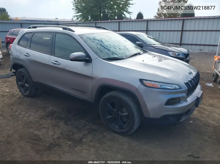 JEEP CHEROKEE 2016, VIN 1C4PJMCS5GW218877