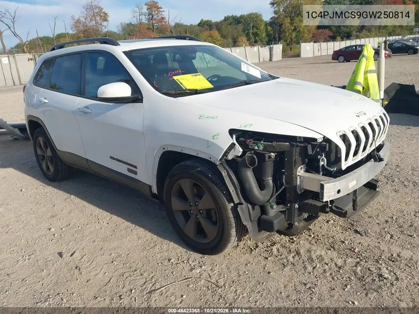 JEEP CHEROKEE 2016, VIN 1C4PJMCS9GW250814