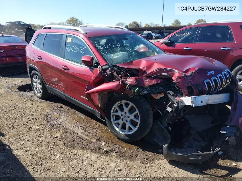 JEEP CHEROKEE 2016, VIN 1C4PJLCB7GW284227