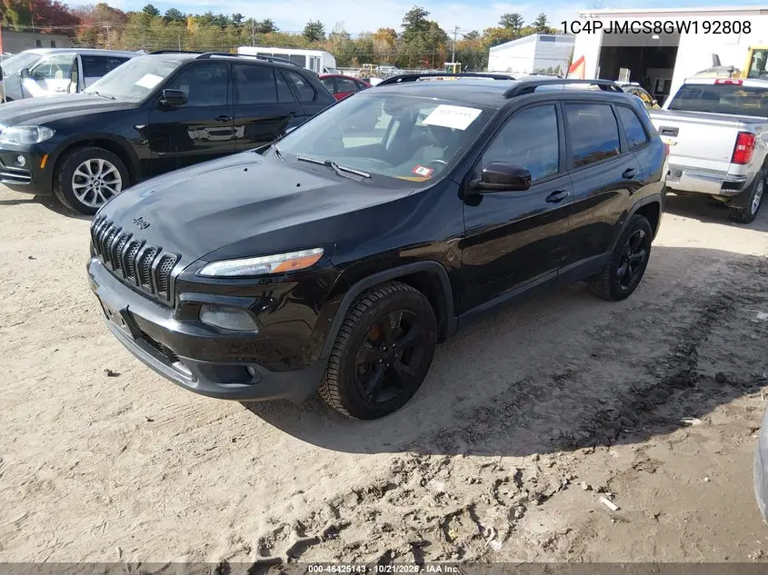 2016 JEEP CHEROKEE VIN 1C4PJMCS8GW192808 — фото 2