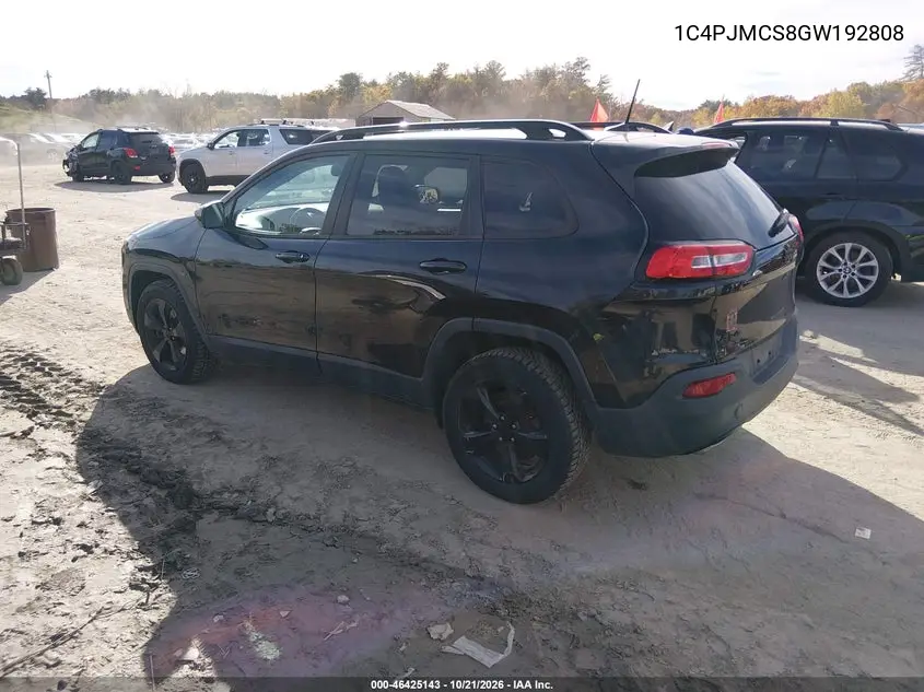 2016 JEEP CHEROKEE VIN 1C4PJMCS8GW192808 — фото 3