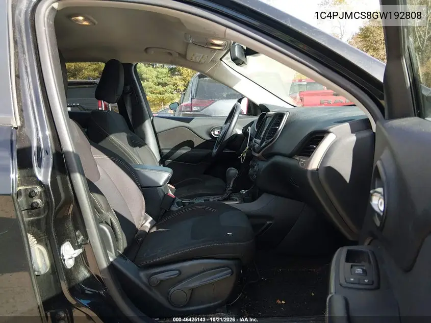 2016 JEEP CHEROKEE VIN 1C4PJMCS8GW192808 — фото 5