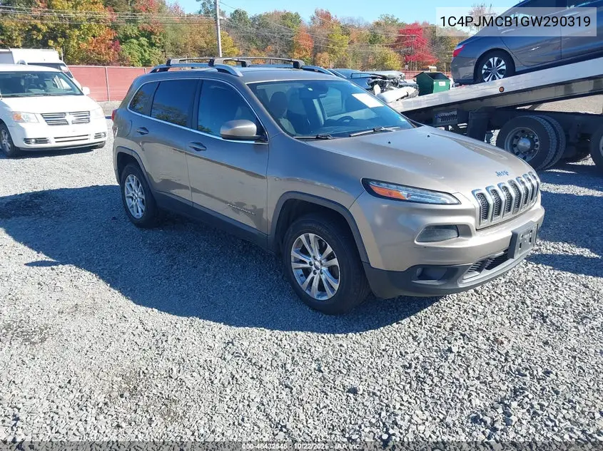 JEEP CHEROKEE 2016, VIN 1C4PJMCB1GW290319
