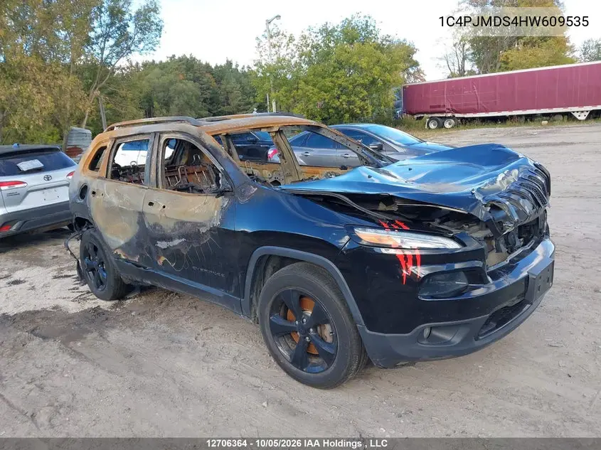 JEEP CHEROKEE 2017, VIN 1C4PJMDS4HW609535