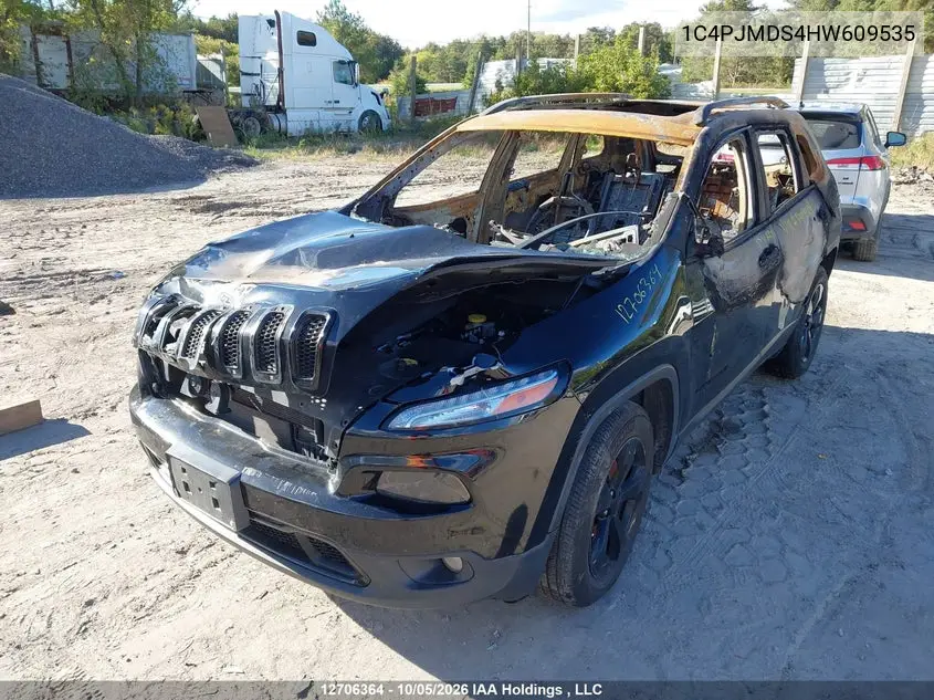 2017 JEEP CHEROKEE VIN 1C4PJMDS4HW609535 — фото 6