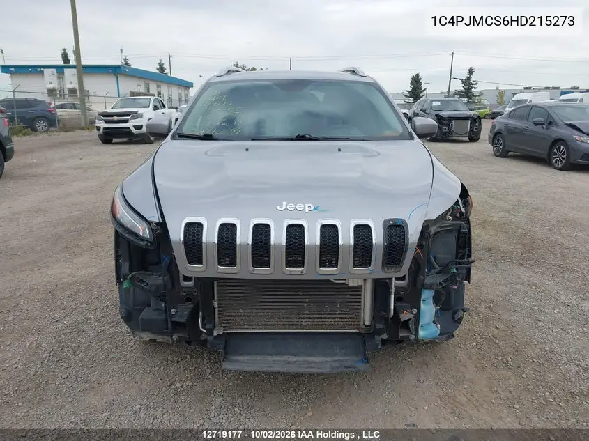 2017 JEEP CHEROKEE VIN 1C4PJMCS6HD215273 — фото 13