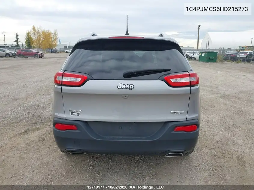 2017 JEEP CHEROKEE VIN 1C4PJMCS6HD215273 — фото 17