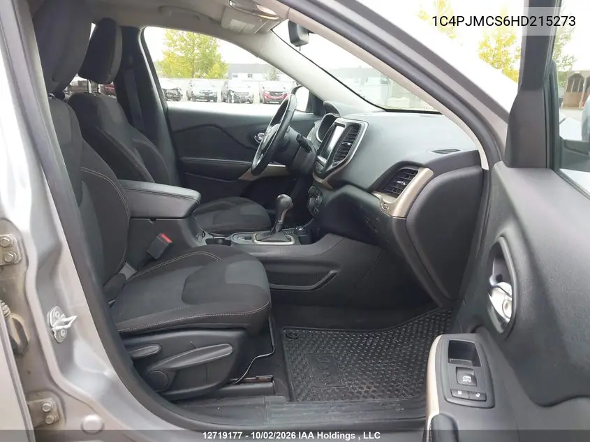 2017 JEEP CHEROKEE VIN 1C4PJMCS6HD215273 — фото 5
