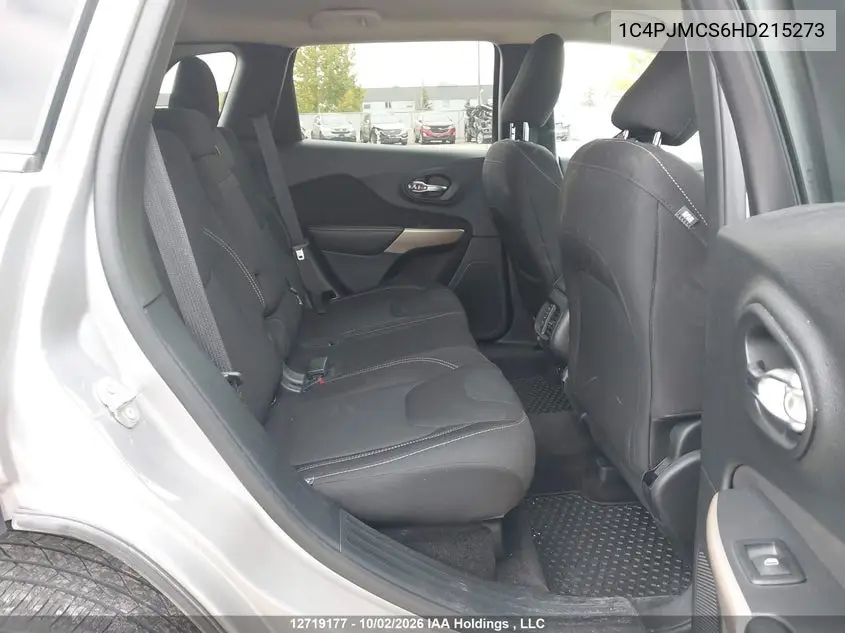 2017 JEEP CHEROKEE VIN 1C4PJMCS6HD215273 — фото 8