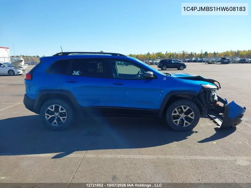 2017 JEEP CHEROKEE VIN 1C4PJMBS1HW608183 — фото 14