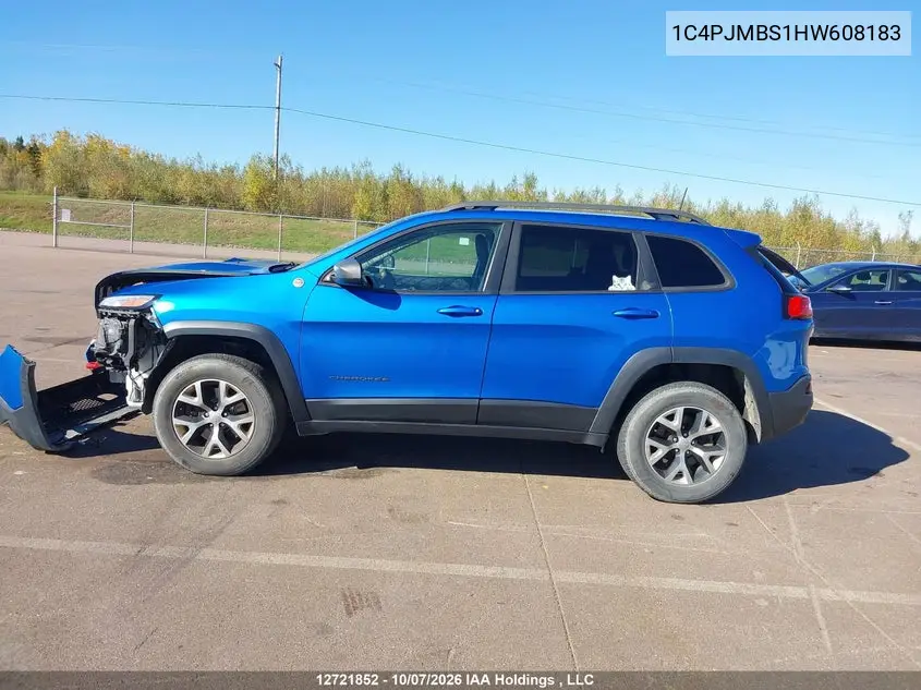 2017 JEEP CHEROKEE VIN 1C4PJMBS1HW608183 — фото 15