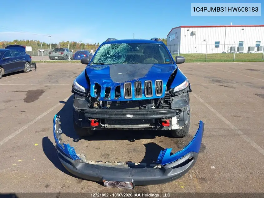 2017 JEEP CHEROKEE VIN 1C4PJMBS1HW608183 — фото 6