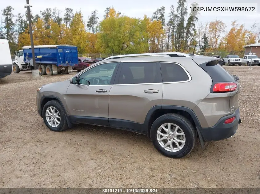 2017 JEEP CHEROKEE VIN 1C4PJMCSXHW598672 — фото 14