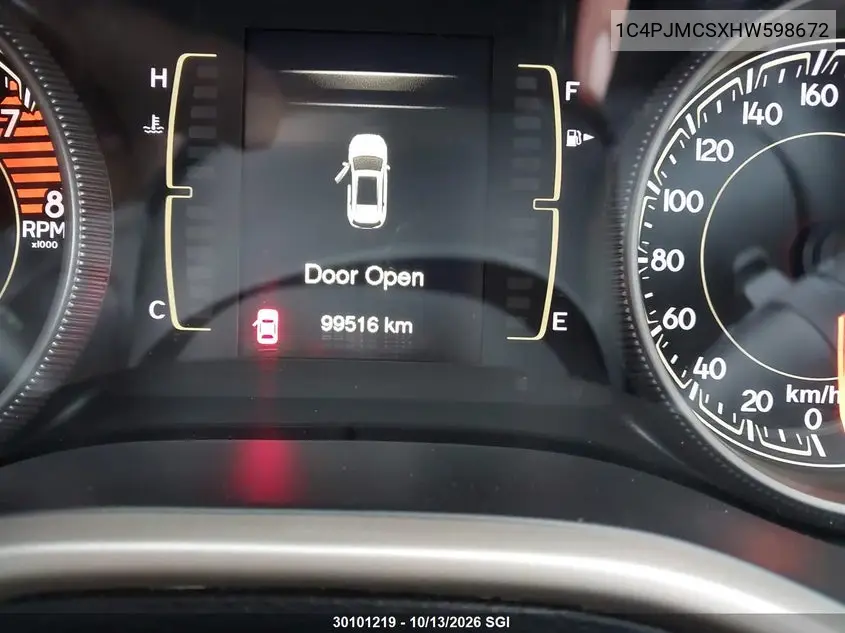 2017 JEEP CHEROKEE VIN 1C4PJMCSXHW598672 — фото 15