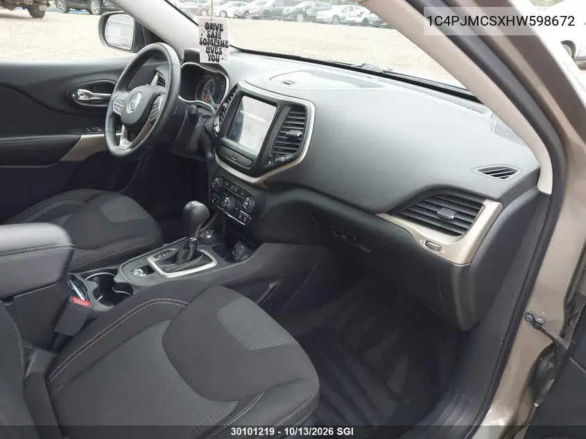 2017 JEEP CHEROKEE VIN 1C4PJMCSXHW598672 — фото 5