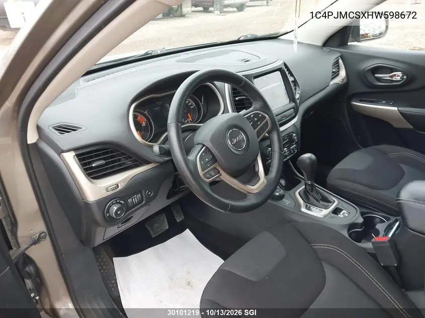 2017 JEEP CHEROKEE VIN 1C4PJMCSXHW598672 — фото 7