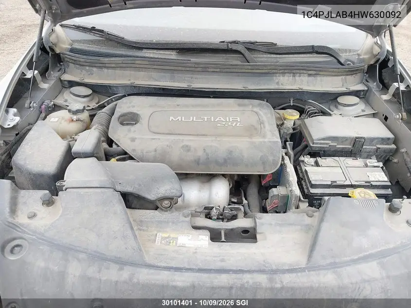 2017 JEEP CHEROKEE VIN 1C4PJLAB4HW630092 — фото 10