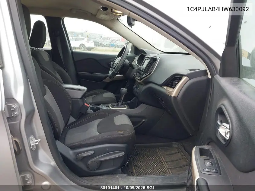 2017 JEEP CHEROKEE VIN 1C4PJLAB4HW630092 — фото 5