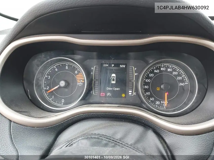 2017 JEEP CHEROKEE VIN 1C4PJLAB4HW630092 — фото 7