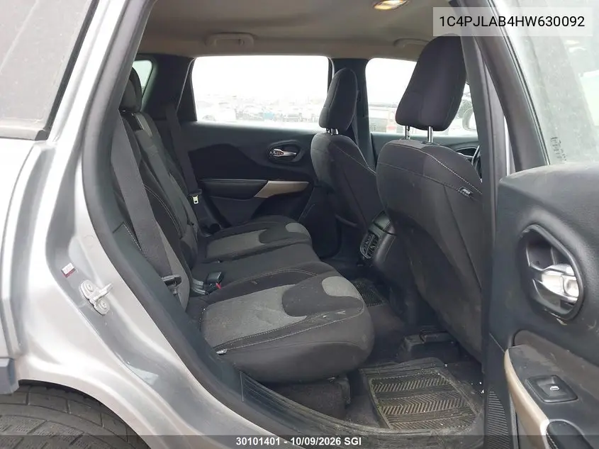 2017 JEEP CHEROKEE VIN 1C4PJLAB4HW630092 — фото 8