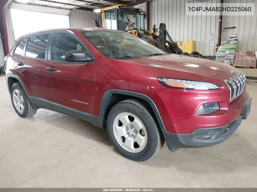 JEEP CHEROKEE 2017, VIN 1C4PJMAB2HD225060