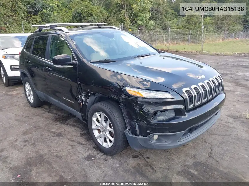 JEEP CHEROKEE 2017, VIN 1C4PJMCB0HW615138