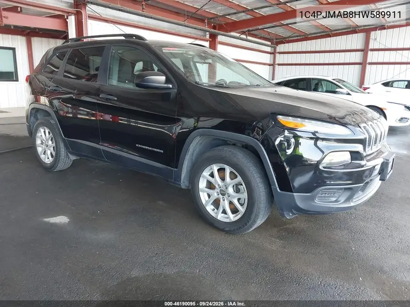 JEEP CHEROKEE 2017, VIN 1C4PJMAB8HW589911