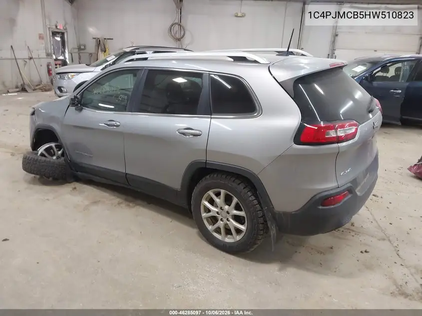 2017 JEEP CHEROKEE VIN 1C4PJMCB5HW510823 — фото 3