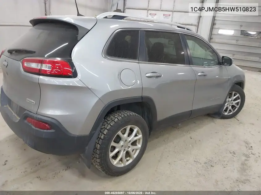 2017 JEEP CHEROKEE VIN 1C4PJMCB5HW510823 — фото 4