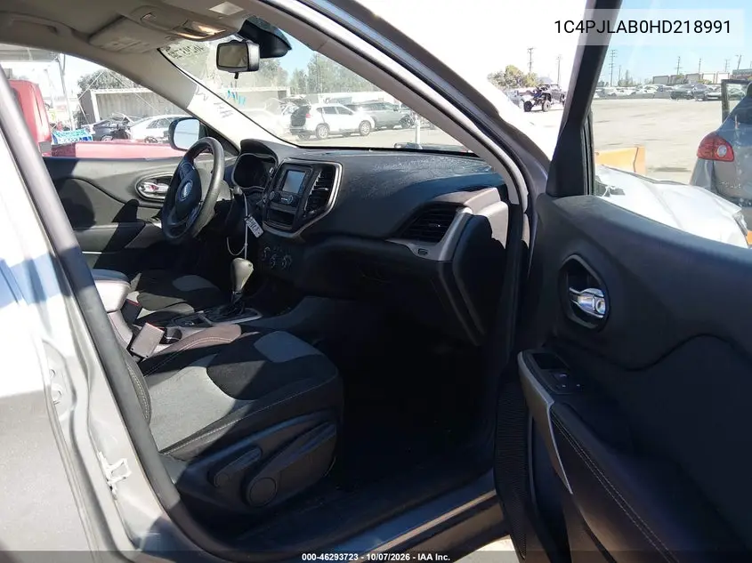 2017 JEEP CHEROKEE VIN 1C4PJLAB0HD218991 — фото 5