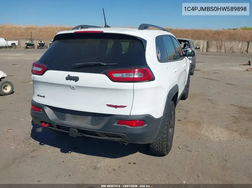2017 JEEP CHEROKEE VIN 1C4PJMBS0HW589898 — фото 4
