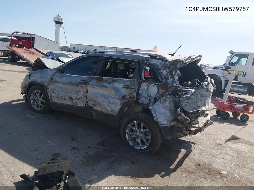 2017 JEEP CHEROKEE VIN 1C4PJMCS0HW579757 — фото 3
