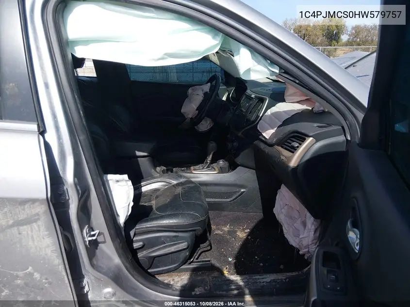 2017 JEEP CHEROKEE VIN 1C4PJMCS0HW579757 — фото 5