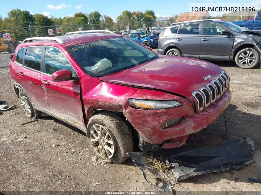 JEEP CHEROKEE 2017, VIN 1C4PJMCB7HD218196