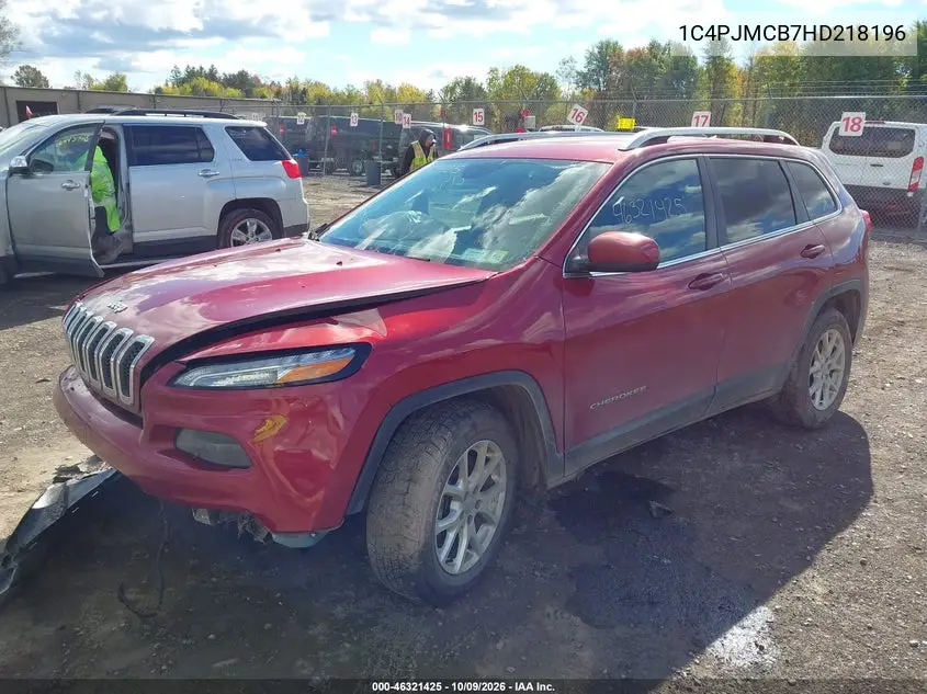 2017 JEEP CHEROKEE VIN 1C4PJMCB7HD218196 — фото 2