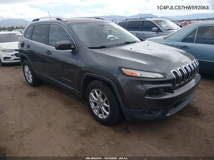 JEEP CHEROKEE 2017, VIN 1C4PJLCS7HW592063