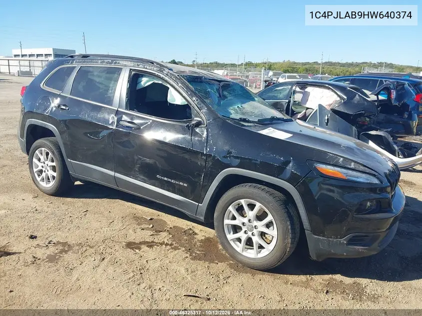JEEP CHEROKEE 2017, VIN 1C4PJLAB9HW640374
