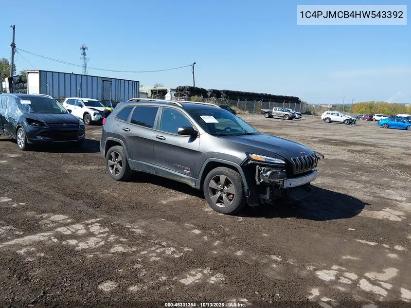 JEEP CHEROKEE 2017, VIN 1C4PJMCB4HW543392