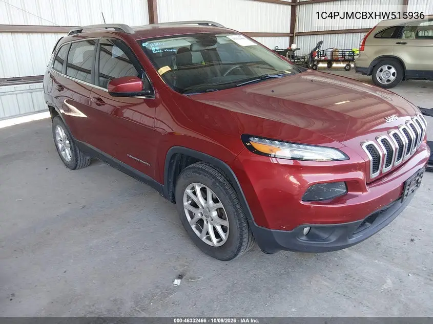 JEEP CHEROKEE 2017, VIN 1C4PJMCBXHW515936