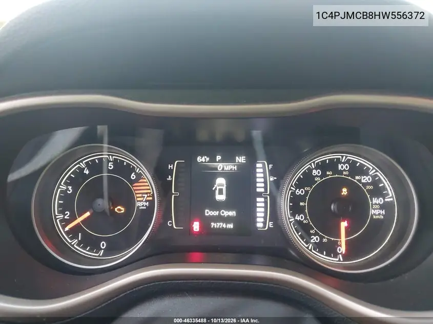 2017 JEEP CHEROKEE VIN 1C4PJMCB8HW556372 — фото 7