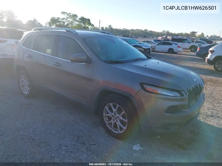 JEEP CHEROKEE 2017, VIN 1C4PJLCB1HW626501