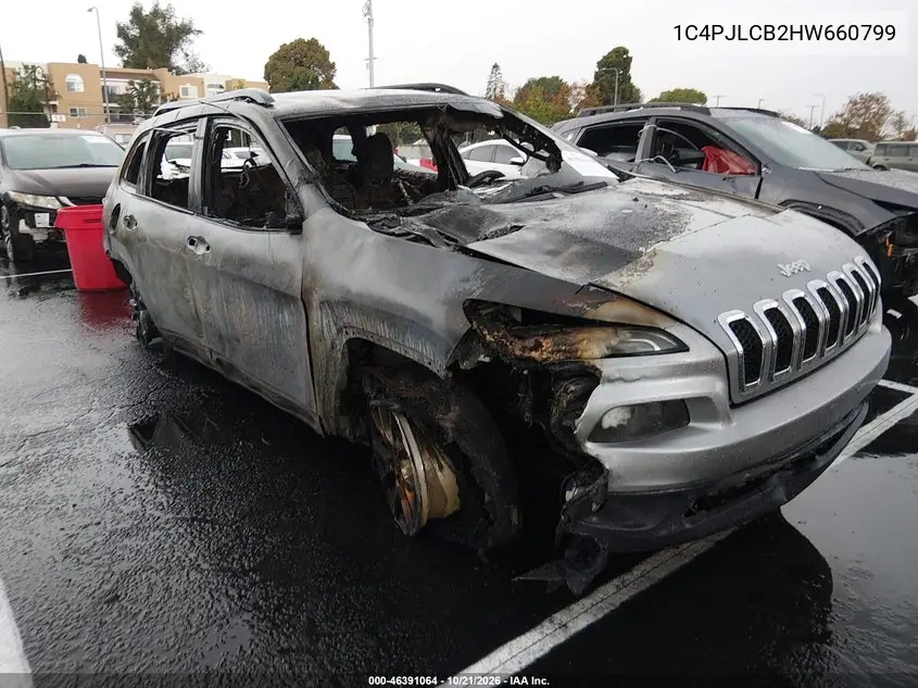 JEEP CHEROKEE 2017, VIN 1C4PJLCB2HW660799