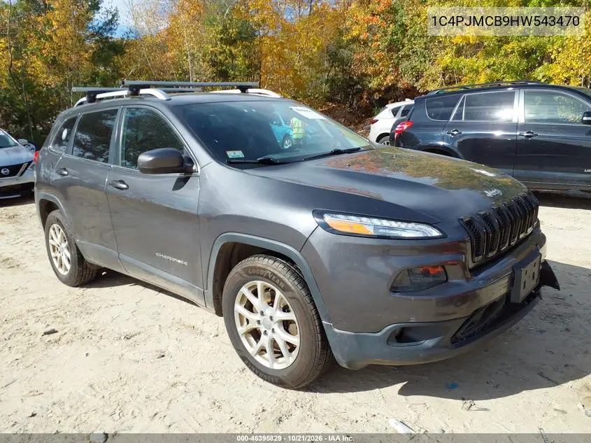 JEEP CHEROKEE 2017, VIN 1C4PJMCB9HW543470