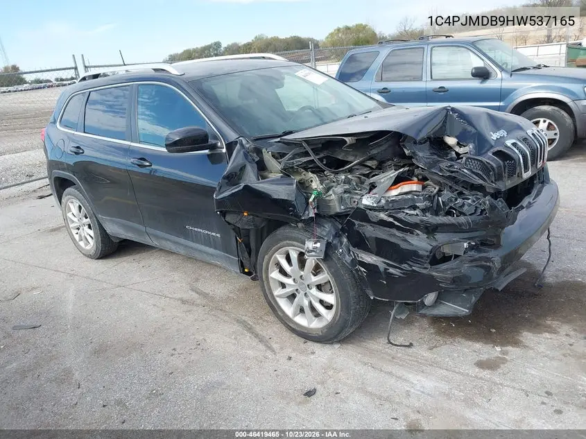 JEEP CHEROKEE 2017, VIN 1C4PJMDB9HW537165