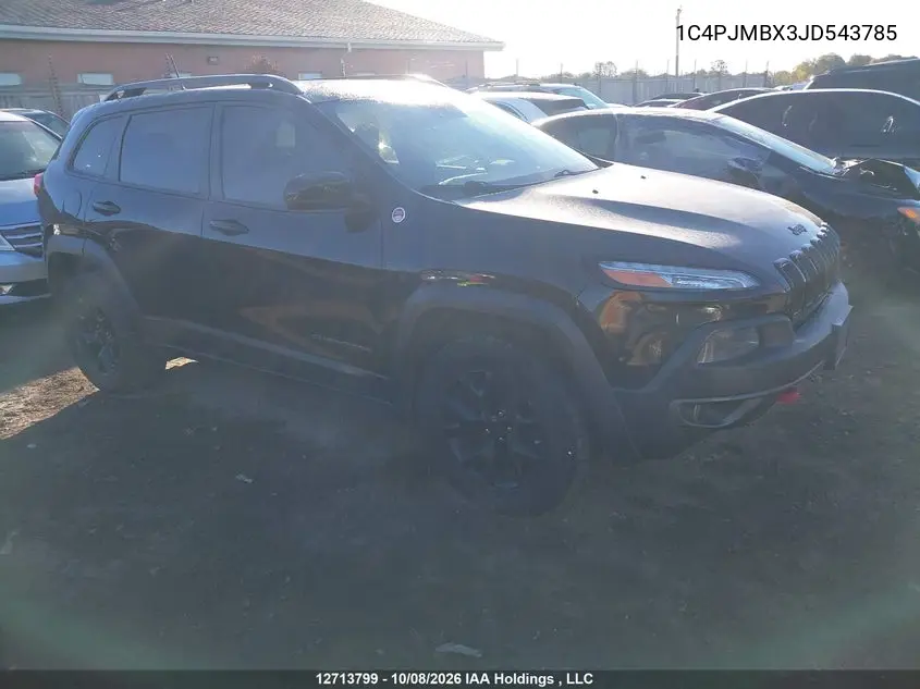 JEEP CHEROKEE 2018, VIN 1C4PJMBX3JD543785