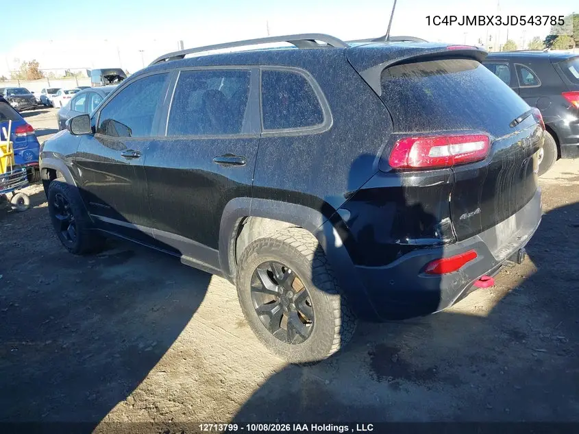 2018 JEEP CHEROKEE VIN 1C4PJMBX3JD543785 — фото 3