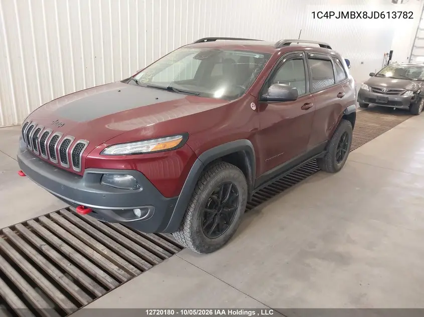 2018 JEEP CHEROKEE VIN 1C4PJMBX8JD613782 — фото 2