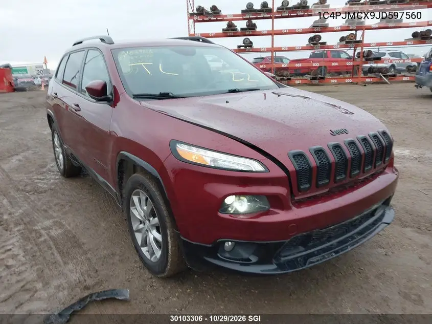 JEEP CHEROKEE 2018, VIN 1C4PJMCX9JD597560