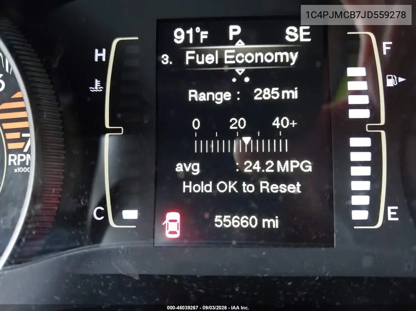 2018 JEEP CHEROKEE VIN 1C4PJMCB7JD559278 — фото 21