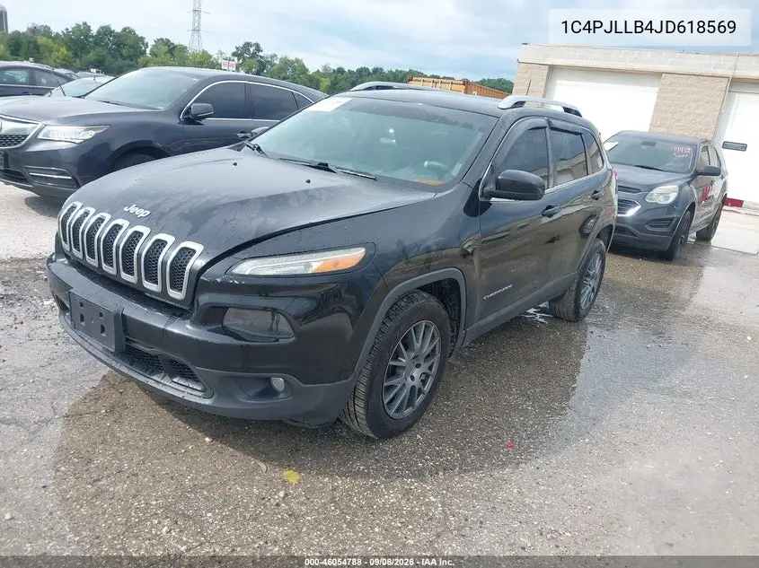 2018 JEEP CHEROKEE VIN 1C4PJLLB4JD618569 — фото 2